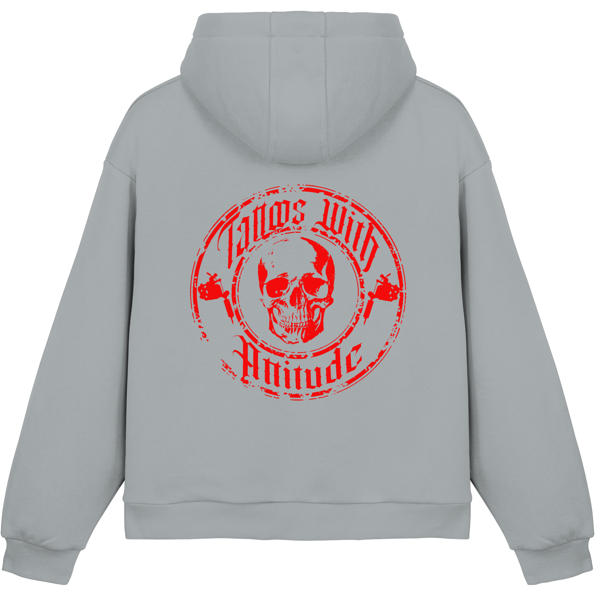 Skull  - Fluffy Boxcut Hoodie