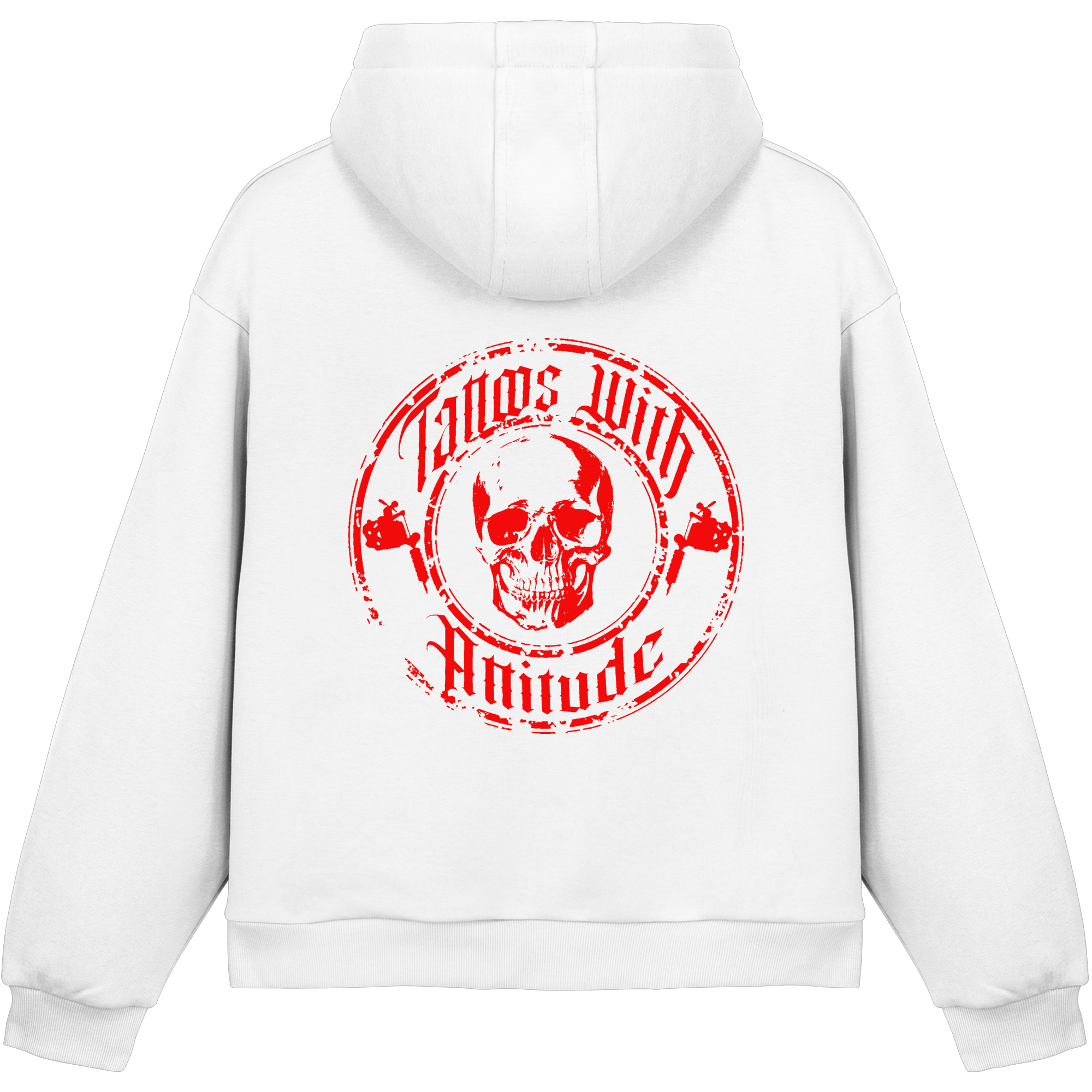 Skull  - Fluffy Boxcut Hoodie