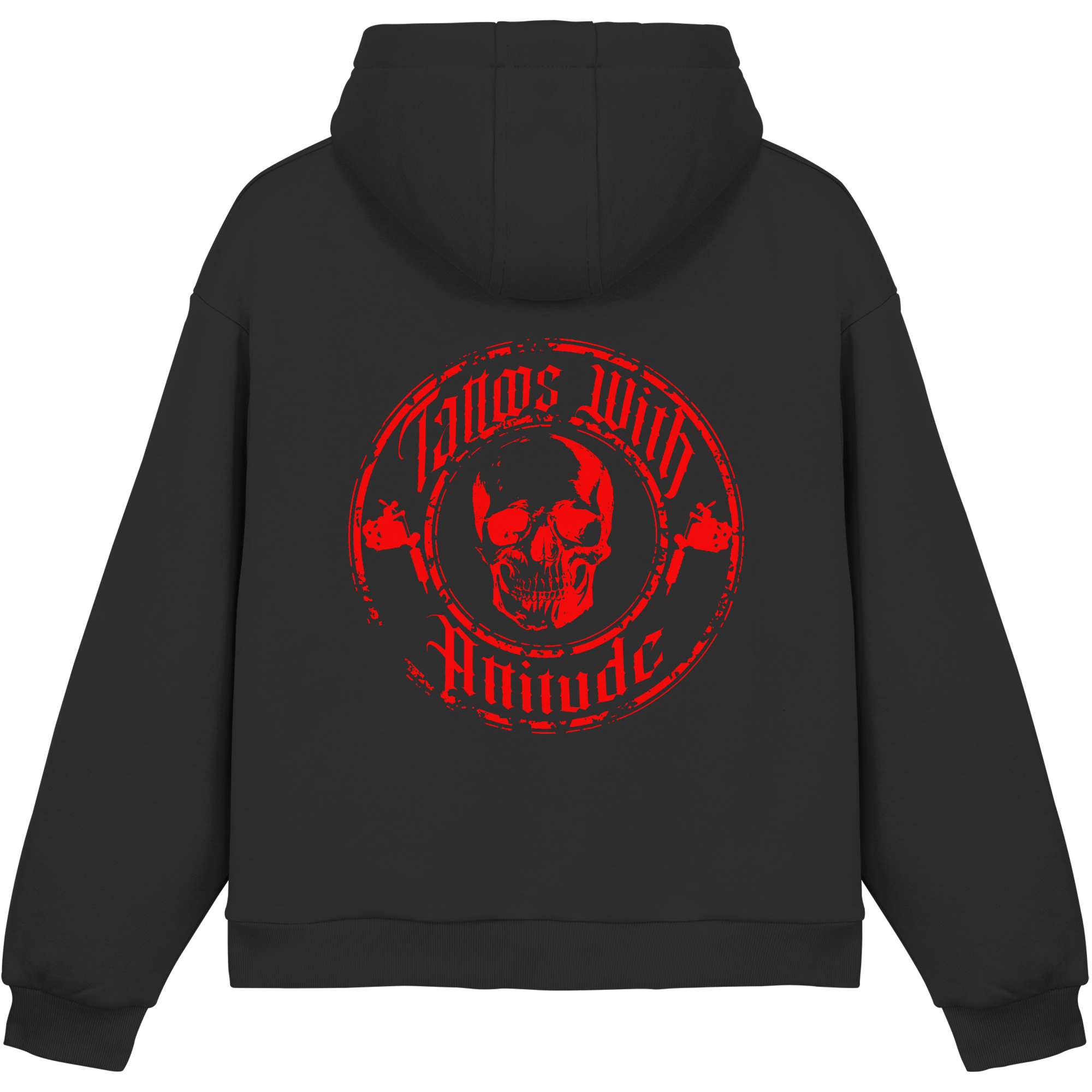 Skull  - Fluffy Boxcut Hoodie