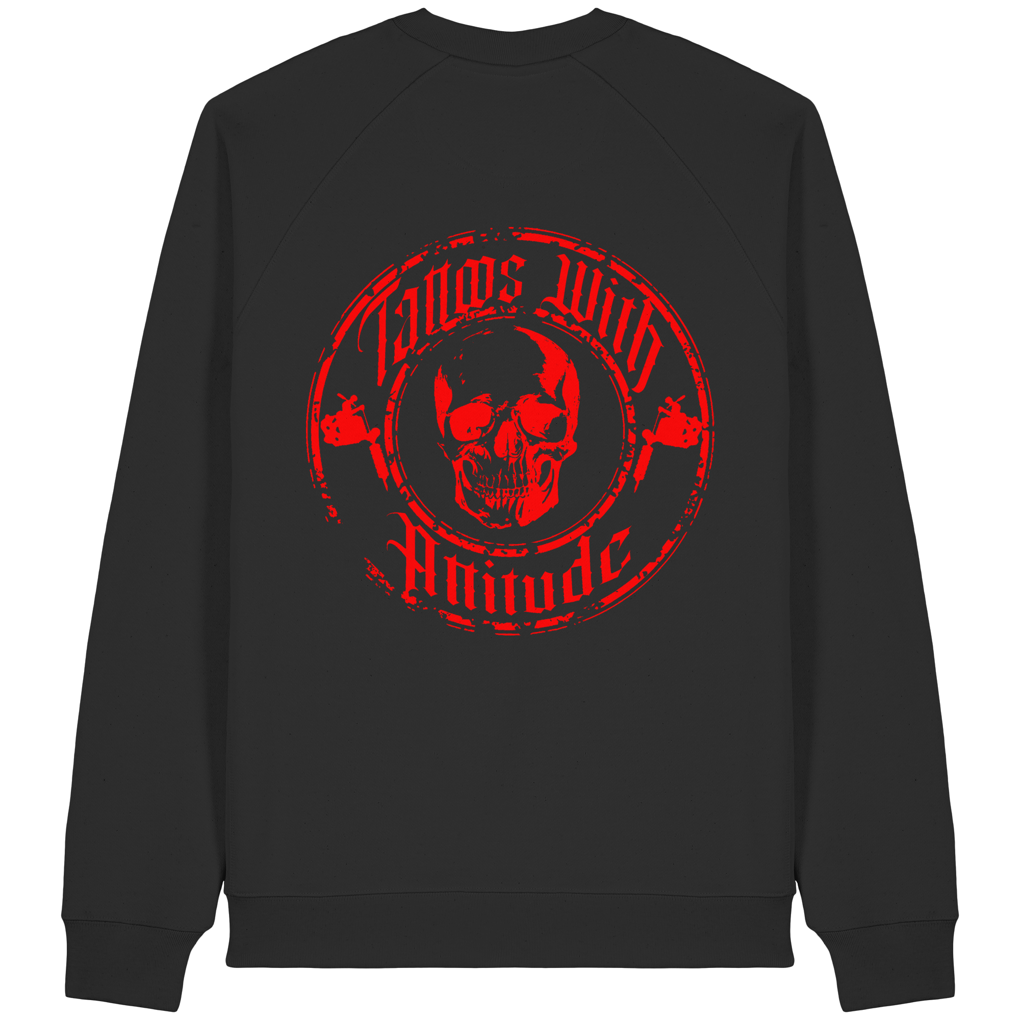 Skull  - Organic Raglan Sweatshirt