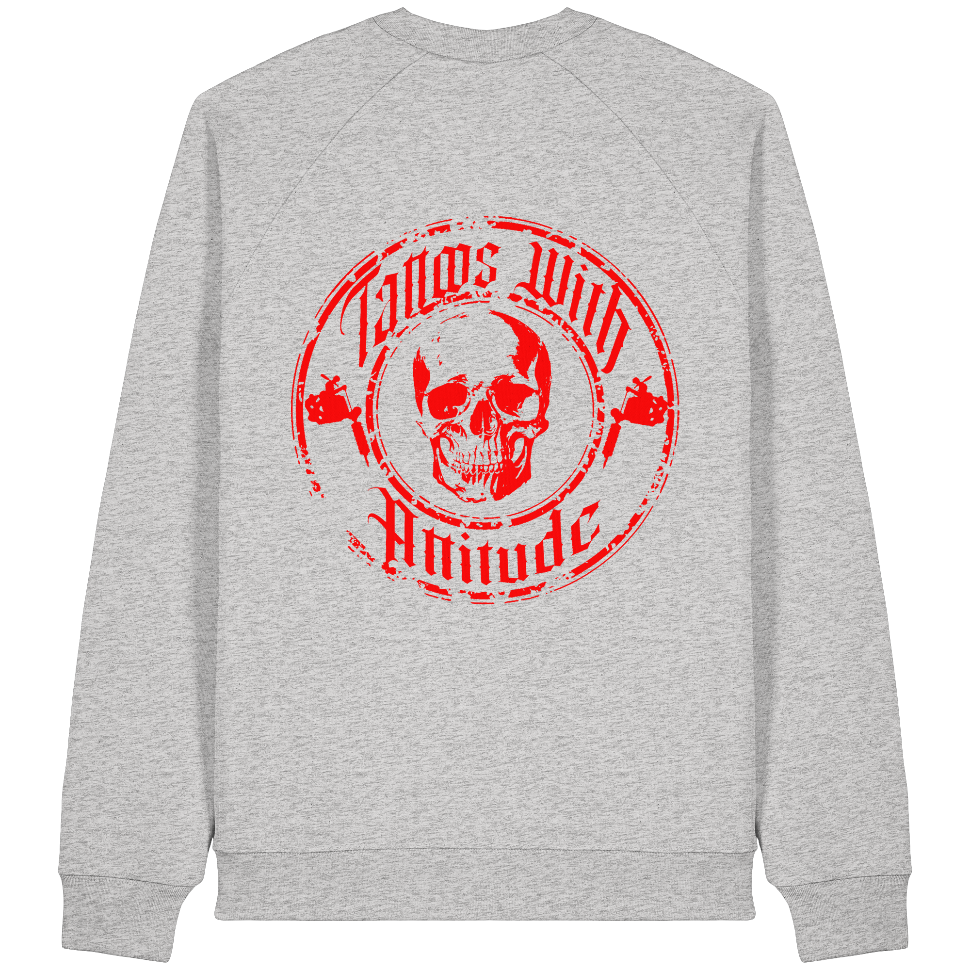 Skull  - Organic Raglan Sweatshirt