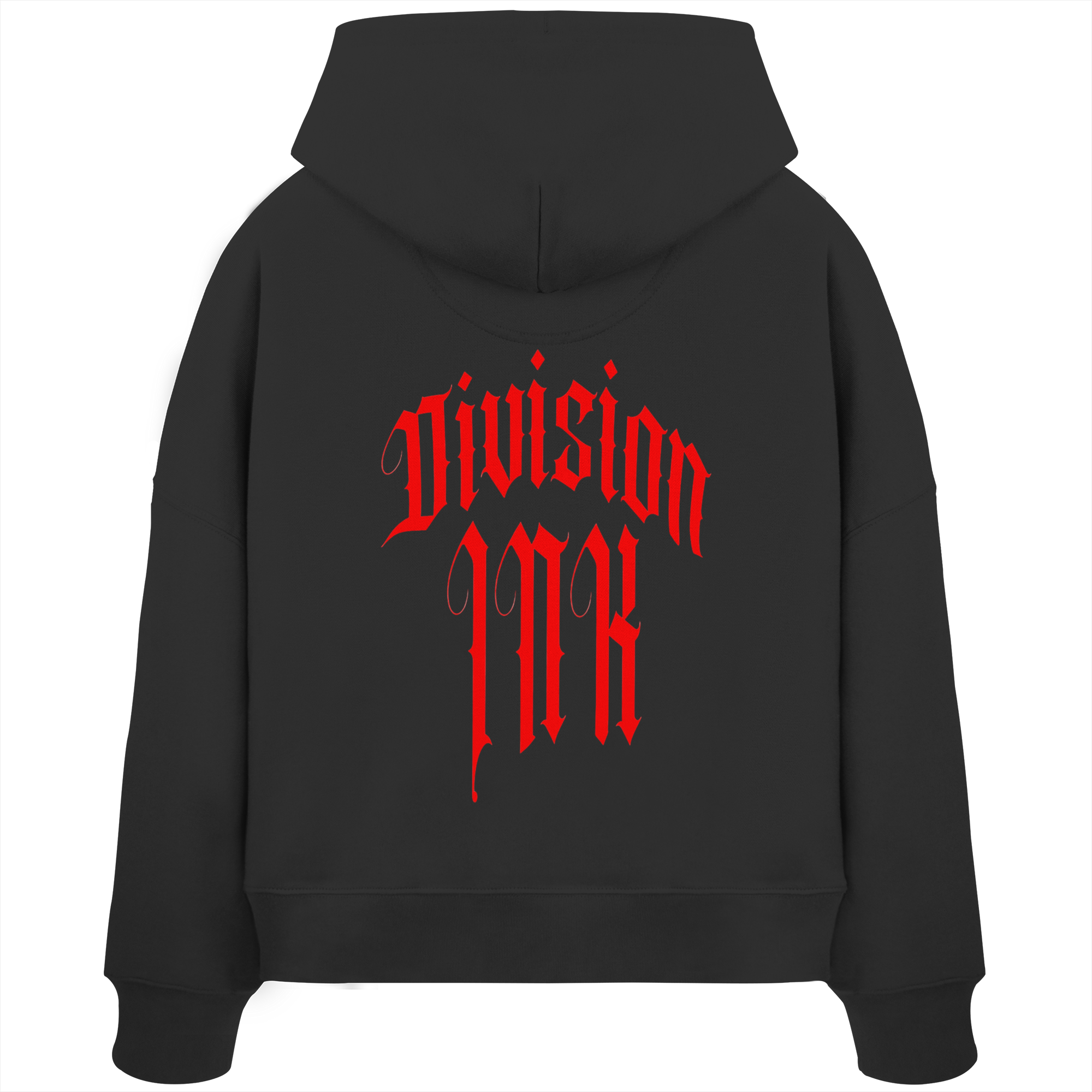 Division INK  - Womens Organic Boxcut Hoodie