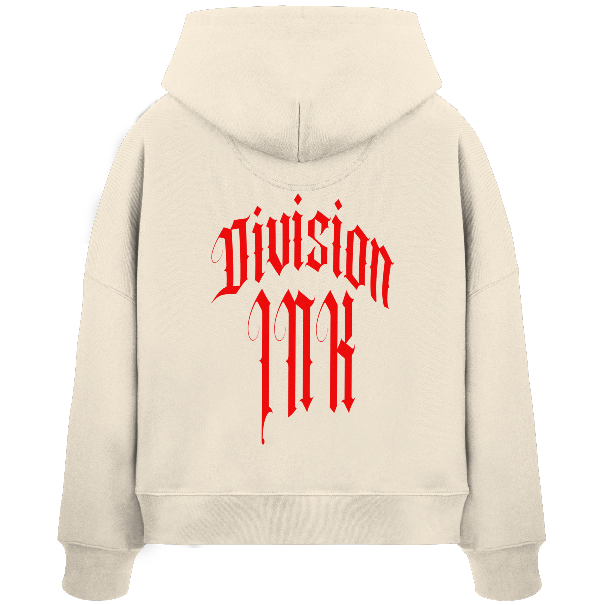 Division INK  - Womens Organic Boxcut Hoodie
