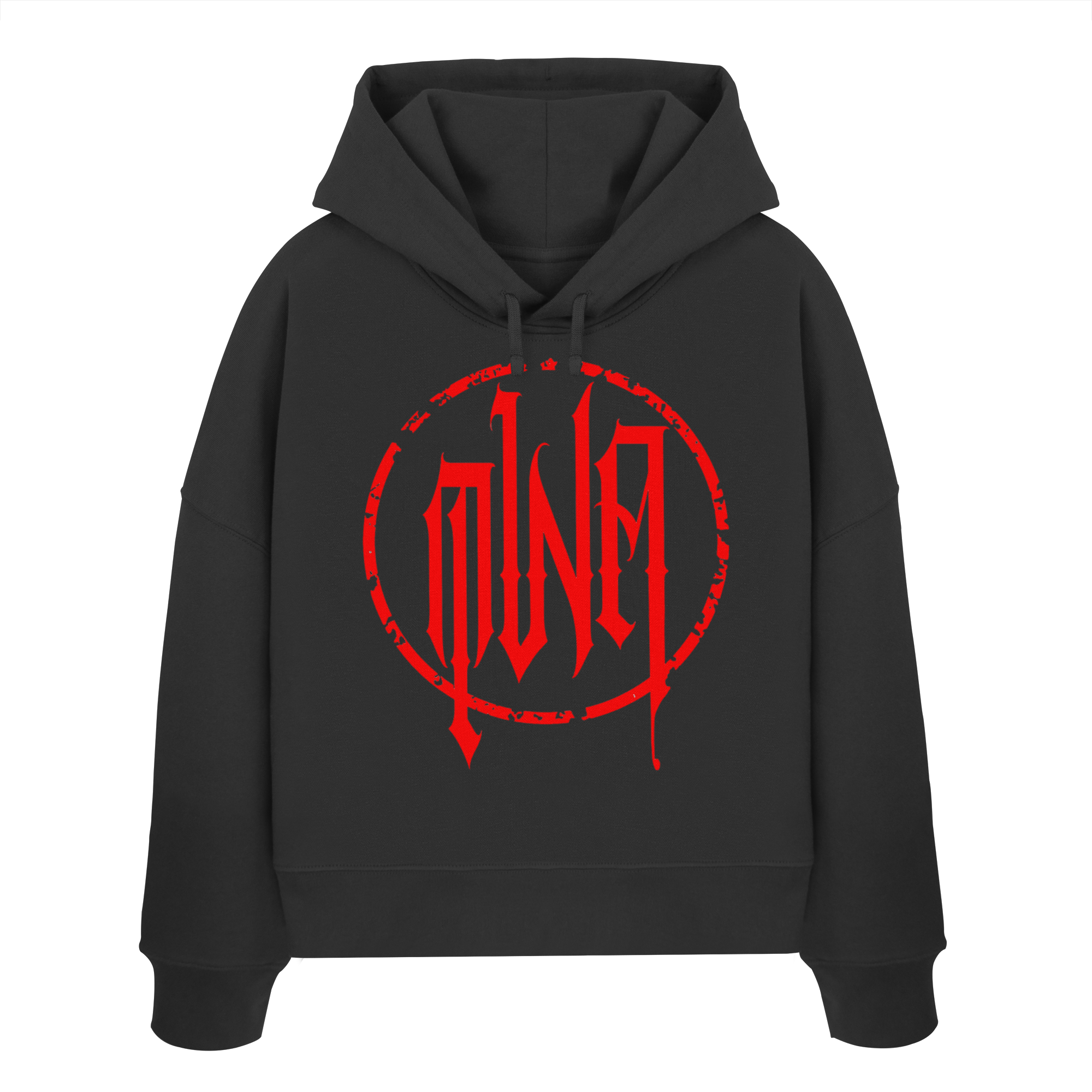 Division INK  - Womens Organic Boxcut Hoodie